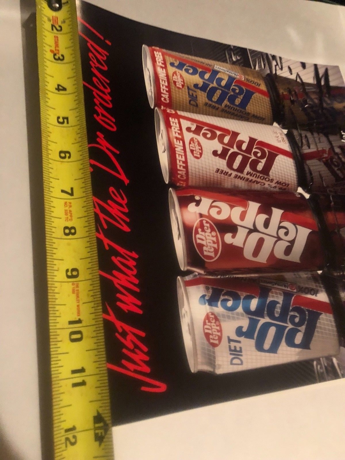 Vintage 1989 Dr. Pepper Advertising Wall Calendar *NEW Old Stock*