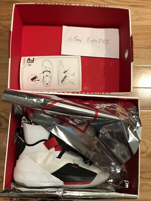 Air Jordan 33 XXX3 Future of Flight White Black Red Size 10 eBay
