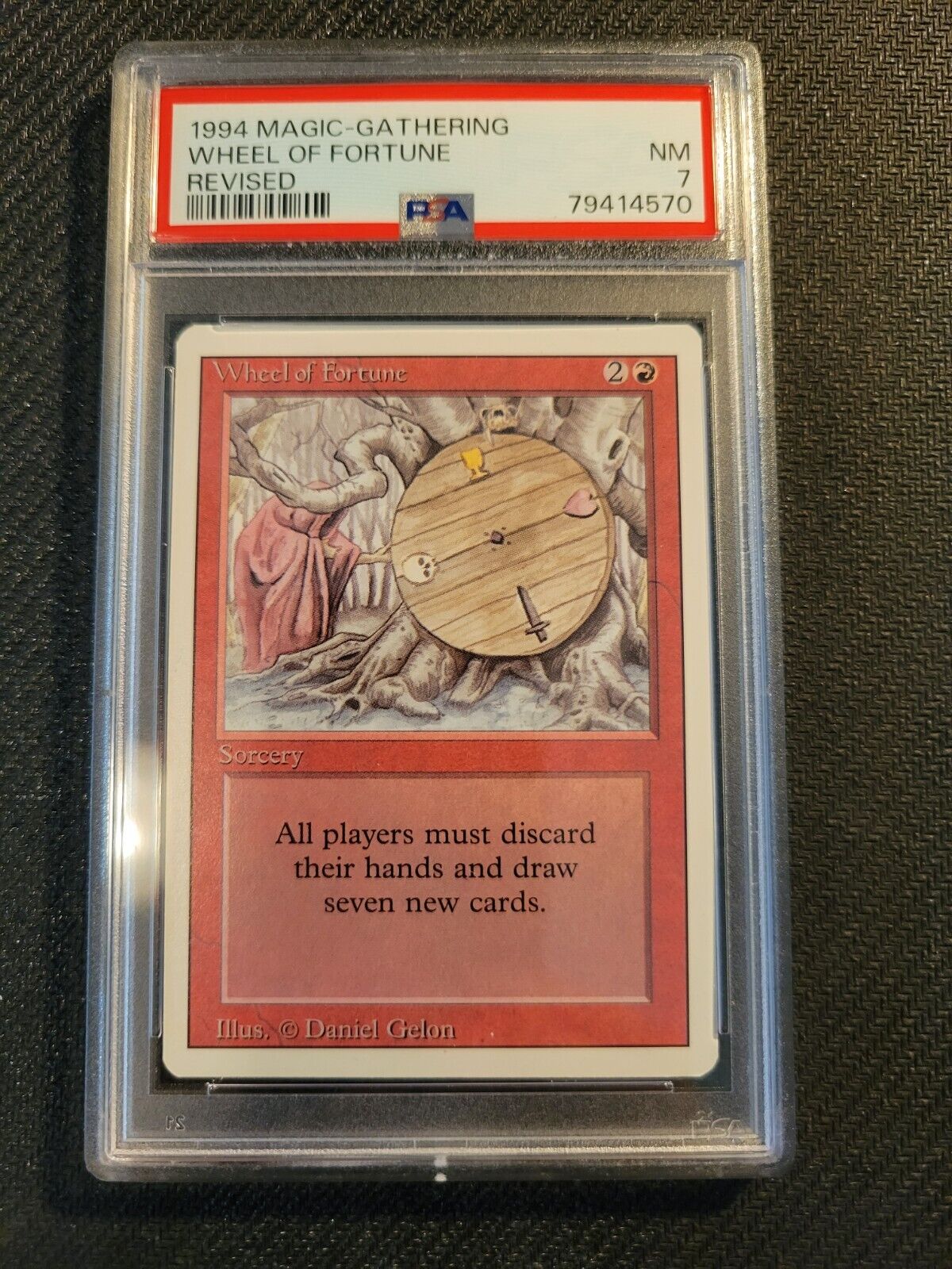 MTG Wheel of Fortune Revised Edition PSA 7 NM | eBay MTG Wheel of Fortune Revised Edition PSA 7 NM | eBay