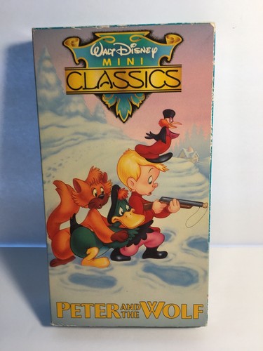 Walt Disney Mini Classics Peter & The Wolf VHS Music Land Symphony