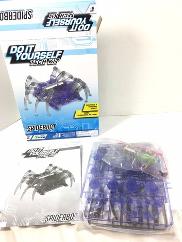 Do It Yourself SPIDERBOT Tech Kit Working Robot Crawling Action