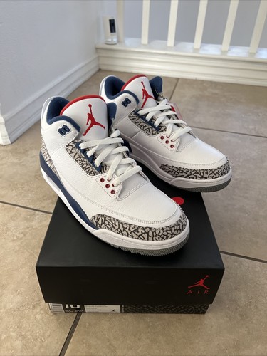 true blue 3s size 10