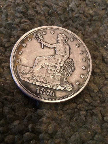1876 S TRADE DOLLAR, NICE
