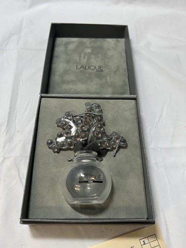 LALIQUE ラリック/ Lily Of The Valley 香水瓶 Mid 20th Century Lalique Crystal Clairefontaine Perfume