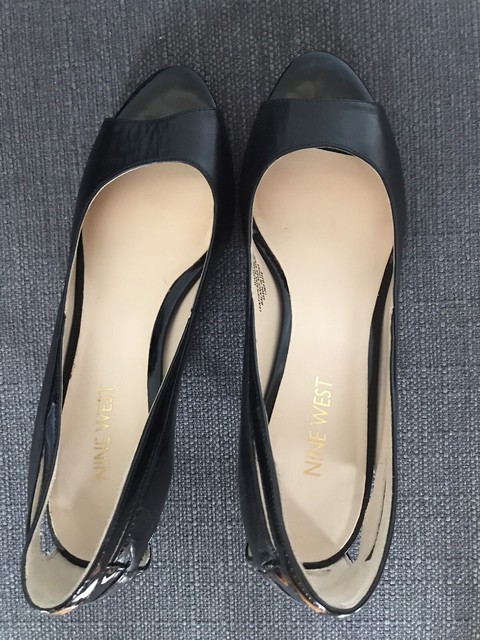 nine west peep toe shoes