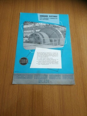 1959 TIBB MOTORE DI COMANDO PER TUBIFICIO SU ORINOCO VENEZUELA VINTAGE RETRO AD