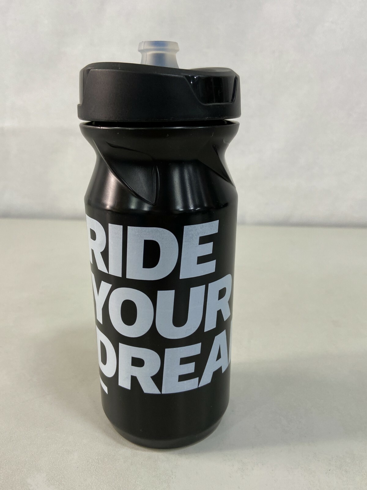 LOOK Trinkflasche 'Ride Your Dream' – 650 Ml, Schwarz, Mit Schraubverschluss, Breite Öffnung