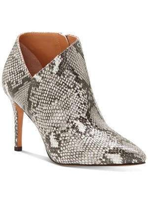 

JESSICA SIMPSON Женские Бежевые Ботильоны со Змеиной Кожей V Notch Abille Toe Stiletto 7,5 M, Бежевый, JS-ABILLE