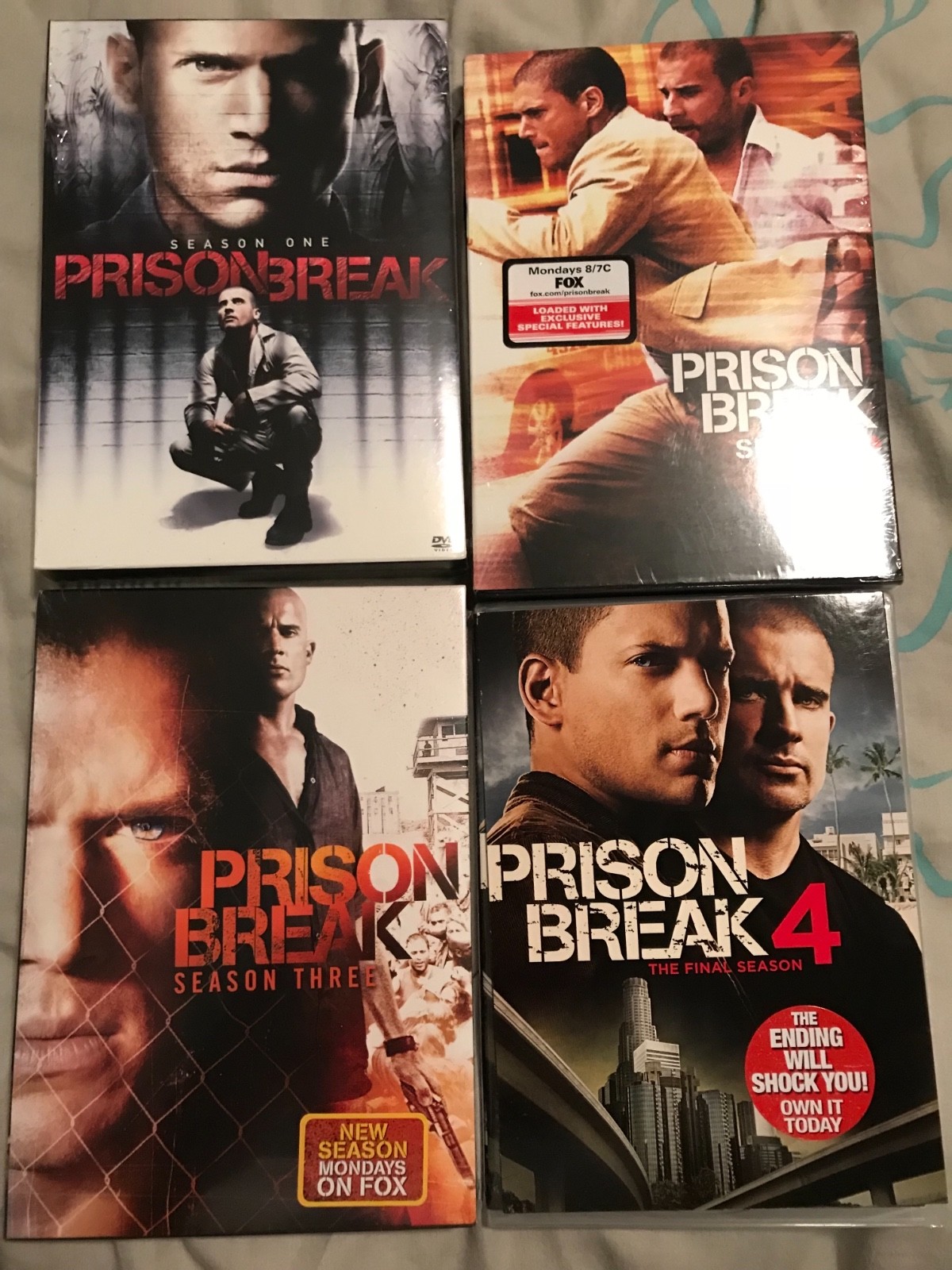 Prison Break DVD's Season's 1-4 Brand New | eBay