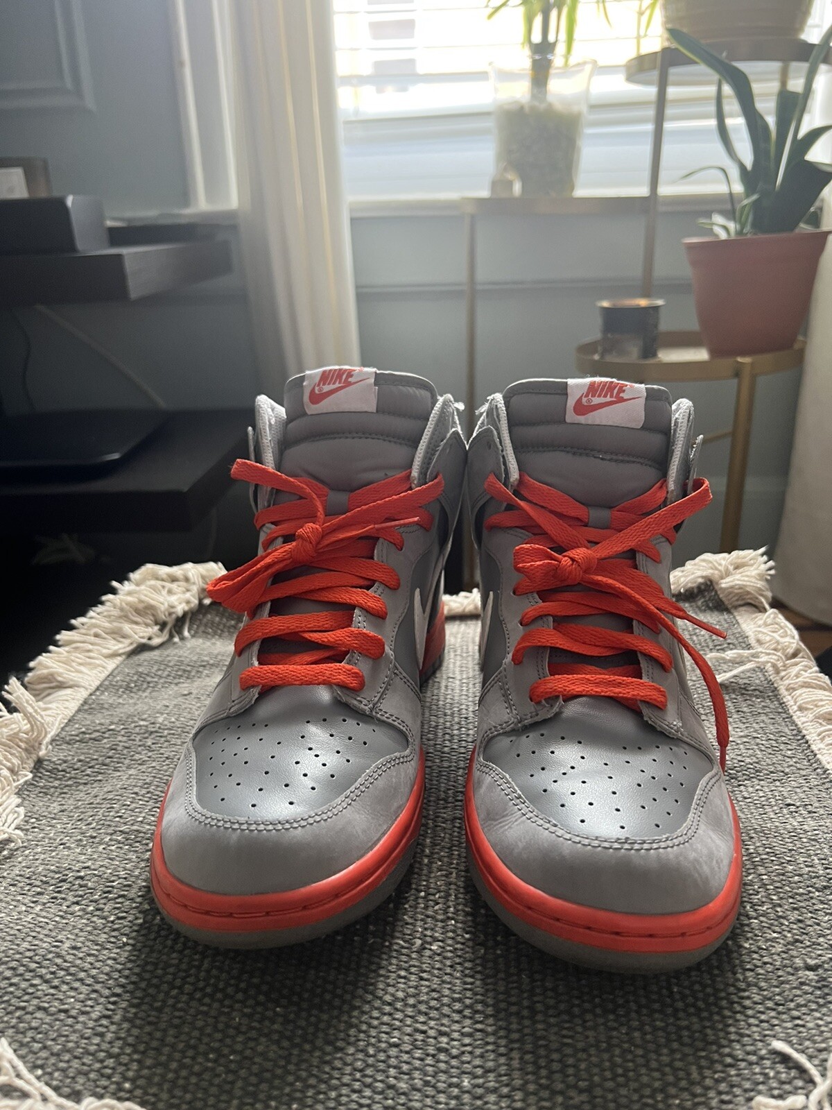 nike dunk high light grey