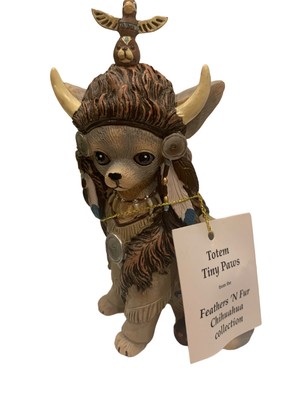 Totem Tiny Paws Feather N Fur Chihuahua Hamilton Collection with Tag No 0213