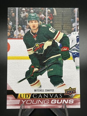 2022-23 Upper Deck UD Young Guns Canvas Rookie Mitchell Chaffee Minnesota C220