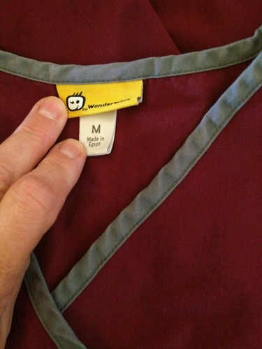 Wonderwink scrub set med/med tall pants!! Wine
