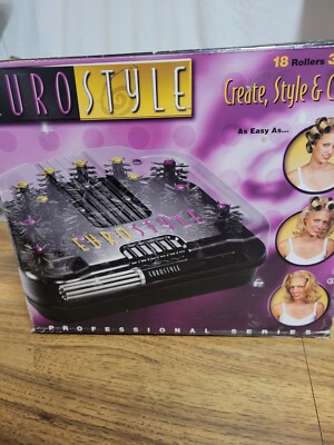 Euro Style Professional Series Create Curl And Style Vtg Excellent Condition
