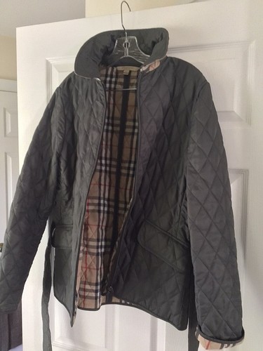 Burberry Brit★素敵！Gray Elmsbys Coat Burberry Brit Oversized Shawl Cardigan Gray Wool Coat Jacket