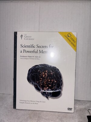 SCIENTIFIC SECRETS FOR A POWERFUL MEMORY - Great Courses - DVD Video - NEW