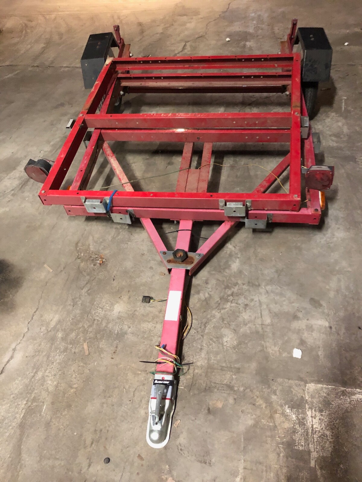 Ultra-Tow 4ft. x 8ft. Folding Metal Utility Trailer Kit-1170Lb. Load Capacity