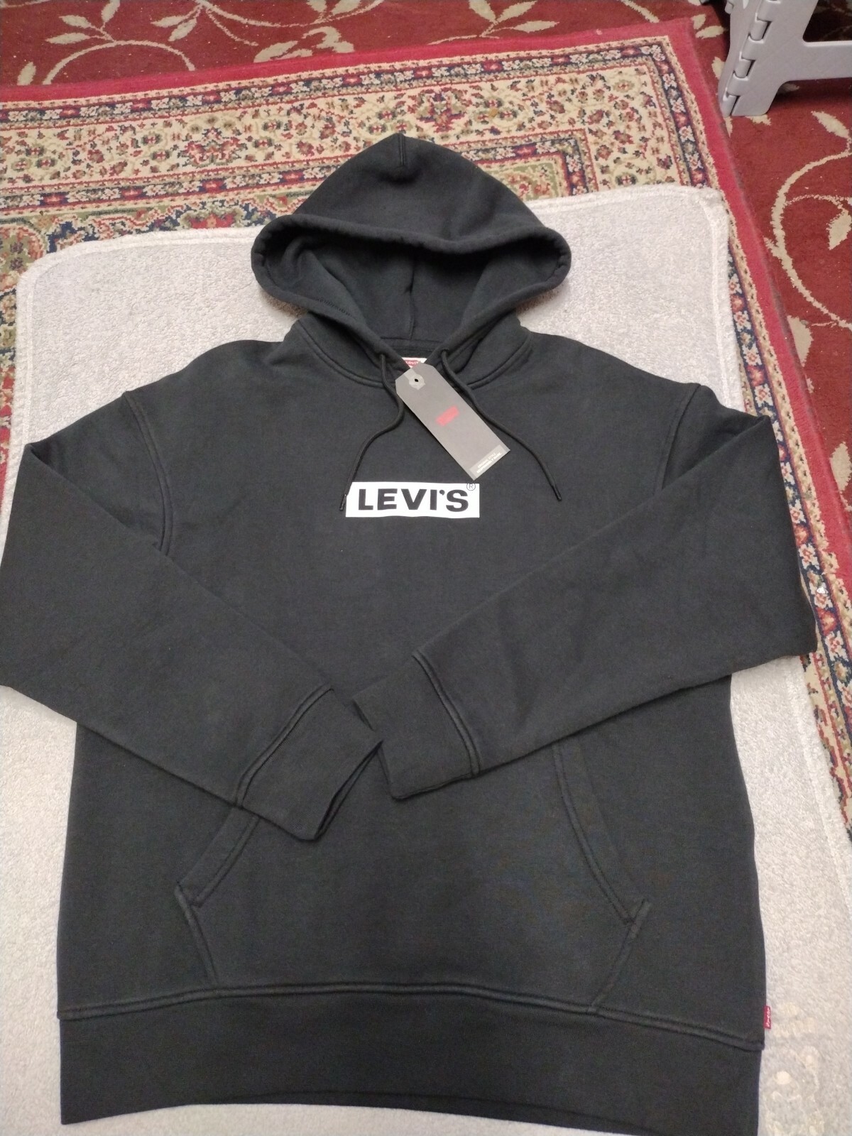 Levis Fleece Overhead Hoodie Mens Size 