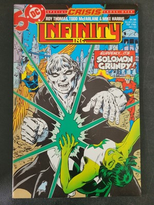 INFINITY INC #23 (1986) DC COMICS TODD McFARLANE COVER & ART! CRISIS CROSSOVER