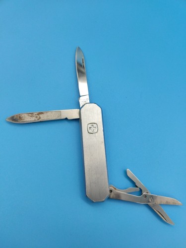 Wenger Metal 51 Stainless Swiss Army Knife ESQUIRE | eBay