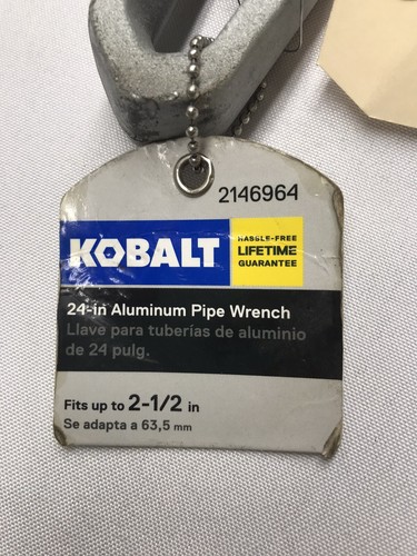 Kobalt 2146964 24&rdquo; Pipe Wrench