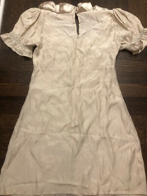 Pre-owned Reformation Frappe Dress Size 6 Orig. $248 In Beige