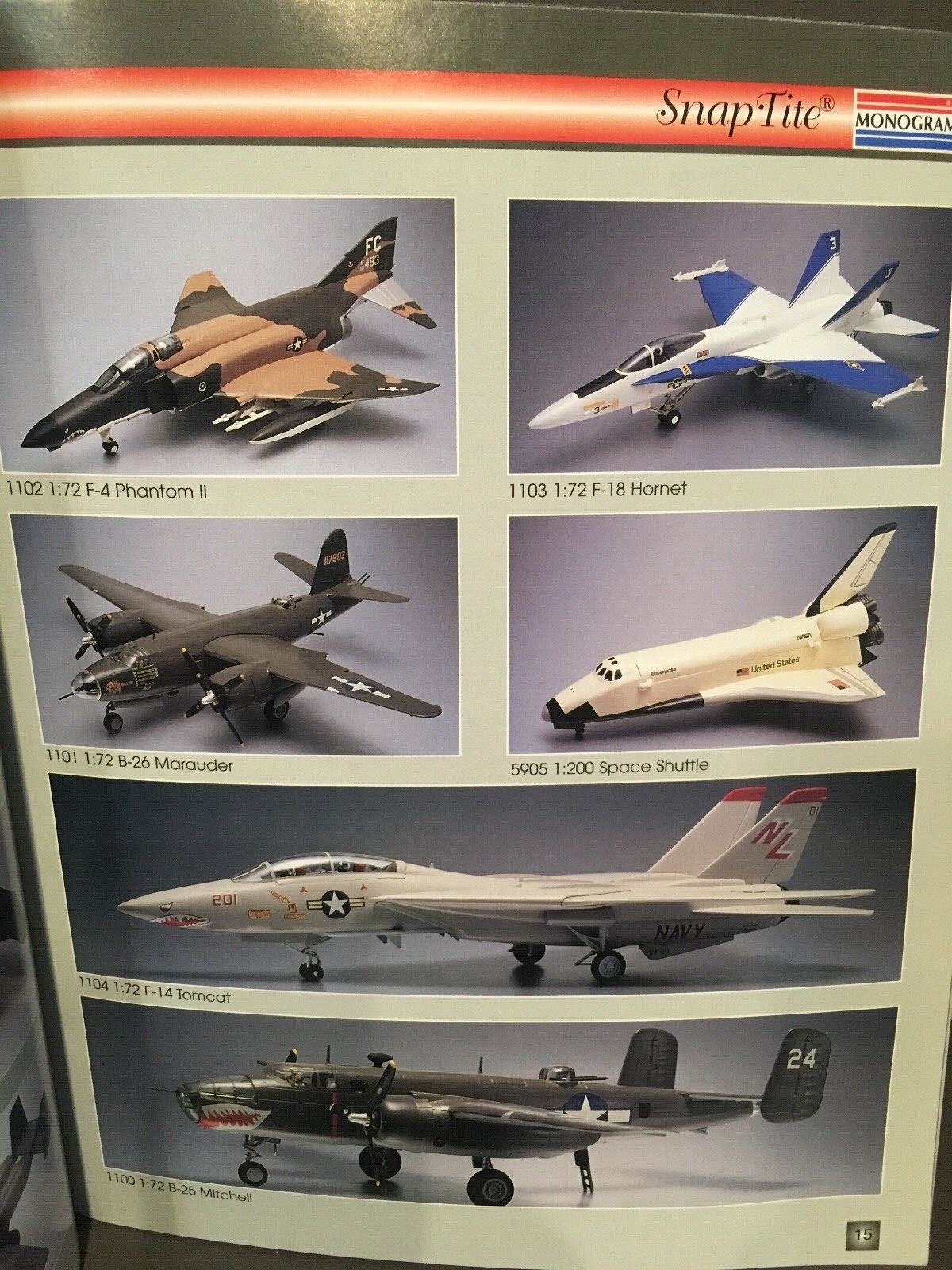 50th Anniversary Monogram Model Kit Catalog  1995