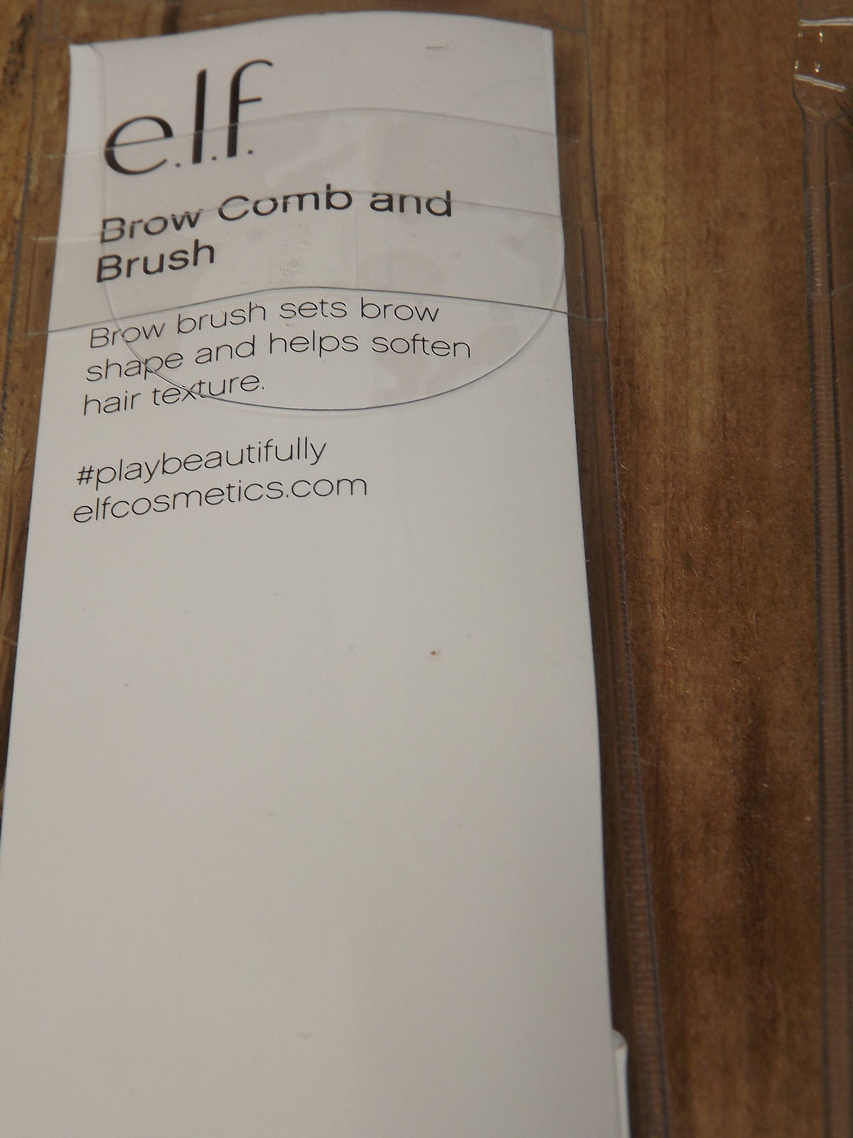 3 x e.l.f. Cosmetic Brushes Angled Blush Brushes and Brow Comb Brush