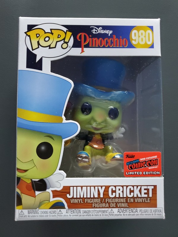 Jiminy Cricket Funko Pop! Vinyl Checklist - Find All The Funko Figurines with this Database of