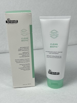 Dr. Brandt  Clean Biotic PH-Balanced Yogurt Cleanser W/ Chlorophyll   3.5 Fl Oz