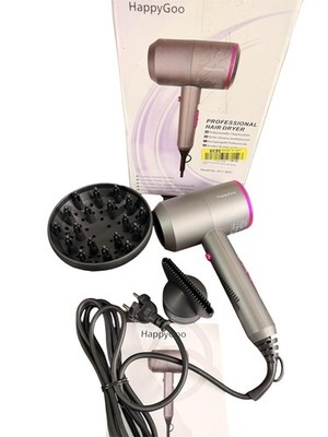 Happygoo IN11-B001 Haartrockner Haarföhn Diffuser INKL. Diffuser Aufsatz grau ✅