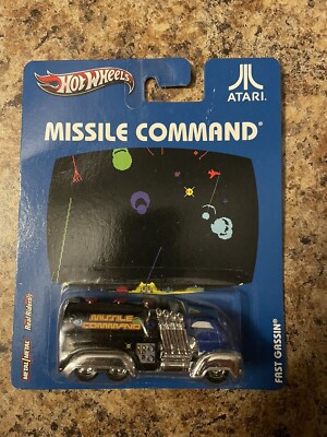 Hot Wheels 2012 Nostalgia Series Atari Missile Command Fast Gassin Real Riders