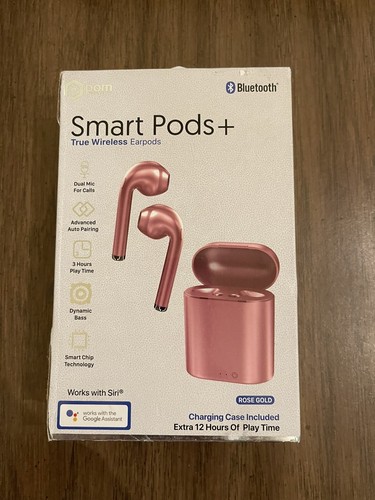Smart Pods + True Wireless EarPods Rose Gold with Charging Case