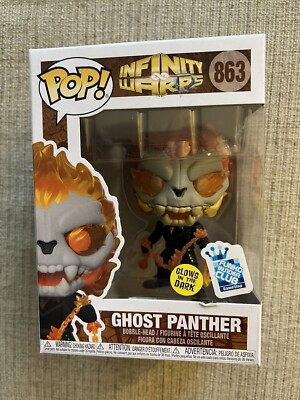 2021 Funko POP! Gamestop Exclusive Marvel Infinity Warps Ghost Panther #863