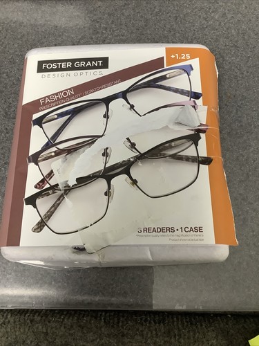 MENARD AUTHENT Thank-you Assortment メナード Foster Grant Reading Glasses Fashion +1.25(N) M86F | eBay