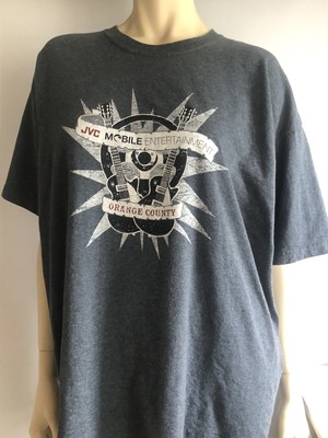 JVC Mobile Entertainment Tour T Shirt XL Orange Co  Behind The Wheel  2007-08