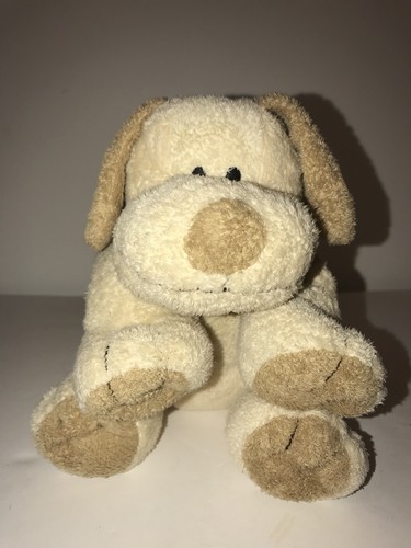 Ty Pluffies Plush Stuffed Animal Lovey Tan Dog Named Plopper from 2002 8