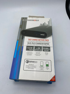 Randomorder Battery Pack Power Bank Quick Charge 20800mAh