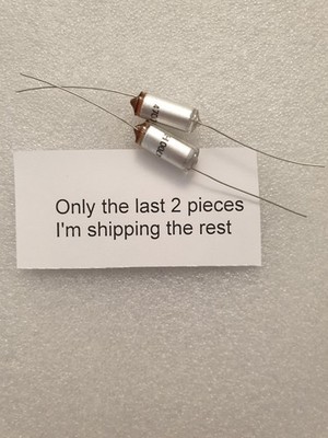 10pF-10nF Polystyrene Styroflex Capacitors RFT TGL5155 Various values 4pcs NOS