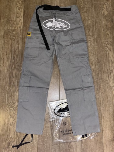 Corteiz Grey Cargos CRTZ | Brand new | Extra Small | 48HR