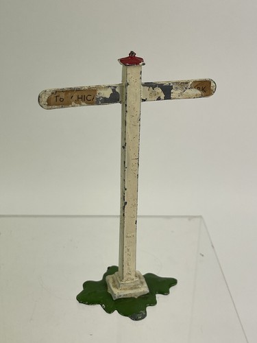 JOHILLCO LEAD  SIGN POST 1930s JOHN HILL & CO ENGLAND Large ;  4-1/2”  Or  114mm