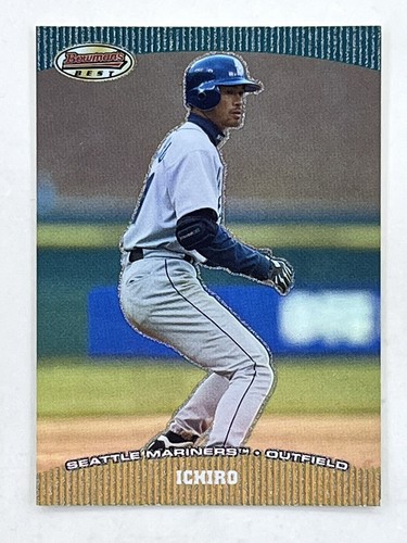 TOPPS DONRUSS Baseball MLB Ichiro イチロー① ICHIRO (Seattle Mariners) 2004 DONRUSS LEATHER & LUMBER CARD