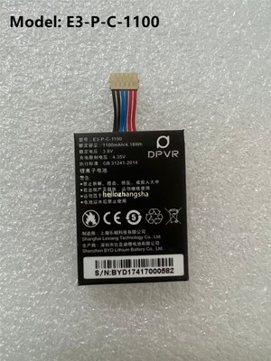E3-P-C-1100 New battery replacement 1100mAh for DPVR batterie batteria 6 wires
