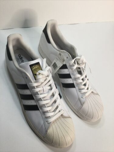 adidas Superstar Sneakers Size 19 White Black 2014 Leather adidas Superstar Sneakers Size 19 White Black 2014 Leather