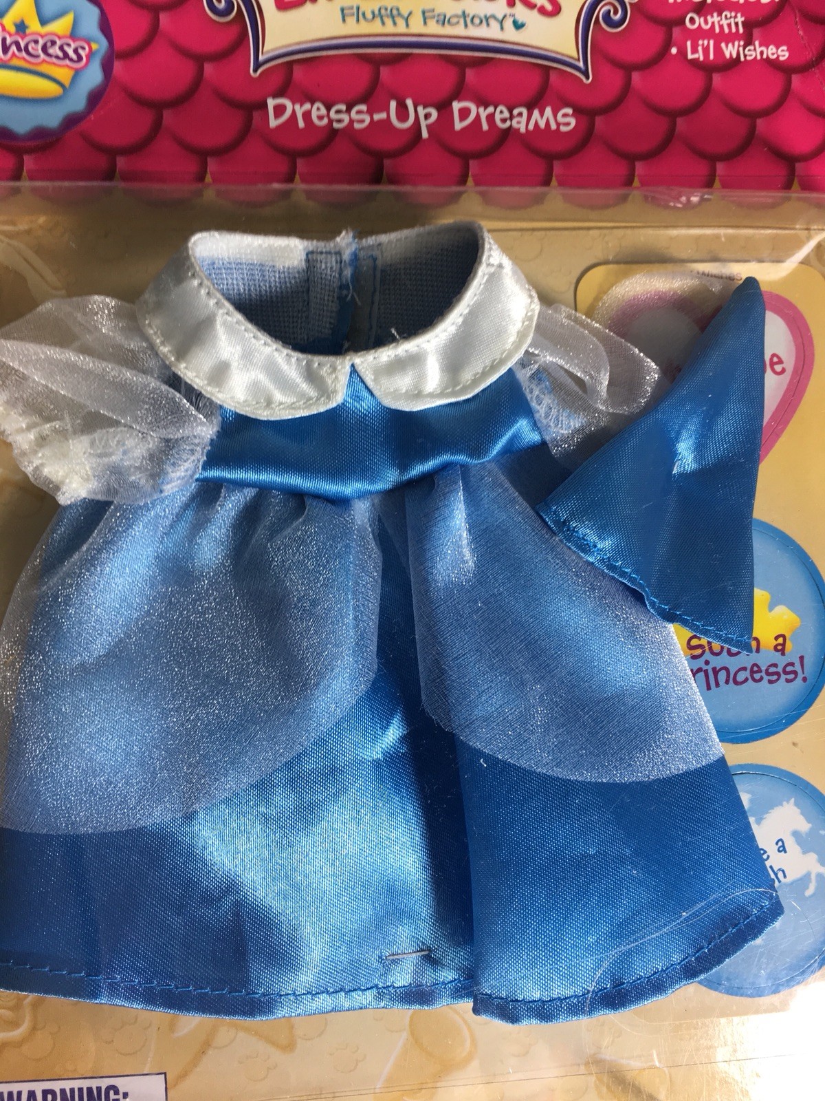 Li'l Luvables Fluffy Factory Bear Dress up Princess Outfit Doll Clothing NEW (W7