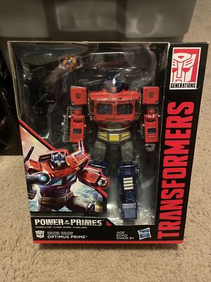 Transformers Optimus Prime Power of Primes Leader Evolution Figure Hasbro Offici