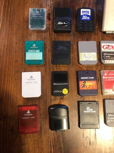 WHOLESALE Lot of 45 MEMORY CARD Game Accessories Nintendo PlayStation Xbox
