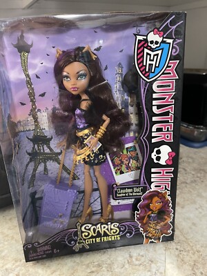 Monster High Doll Scaris City Of Frights Clawdeen Wolf 2012 MIB Retired
