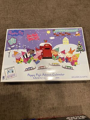 Peppa Pig Christmas Advent Calendar NEW 12 Figures + 12 Accessories SEALED Gifts