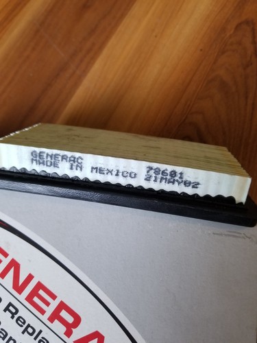 Generac 078601 OEM RV Quietpact Generator Air Filter - Air-Cleaner Element NOS